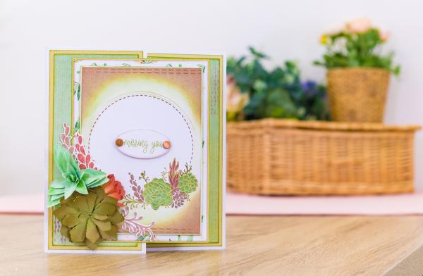 Crafters Companion - Sensational Succulents Metal Dies Baby Aloe  - Stanze