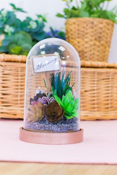 Crafters Companion - Sensational Succulents Metal Dies Lila China  - Stanze