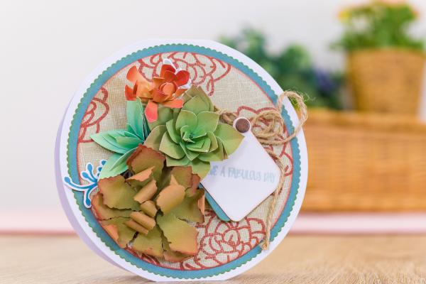 Crafters Companion - Sensational Succulents Metal Dies Merry Maiden  - Stanze