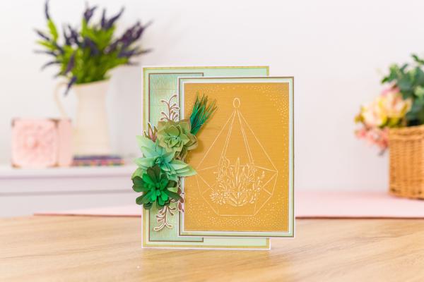 Crafters Companion - Sensational Succulents Metal Dies Sword Grass - Stanze