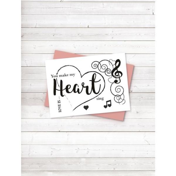 Crafters Companion - Sharon Callis From the Heart  - Clear Stamps
