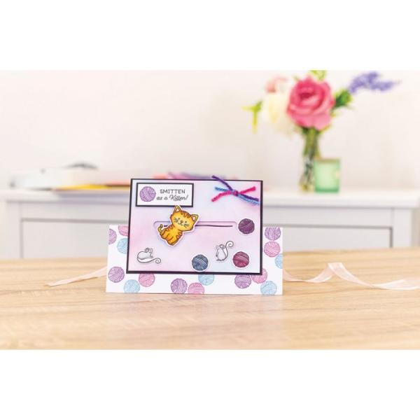 Gemini Smitten As A Kitten Stamp & Die  - Stempel & Stanze 