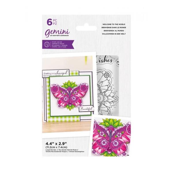Gemini Welcome to the World Stamp & Die  - Stempel & Stanze 
