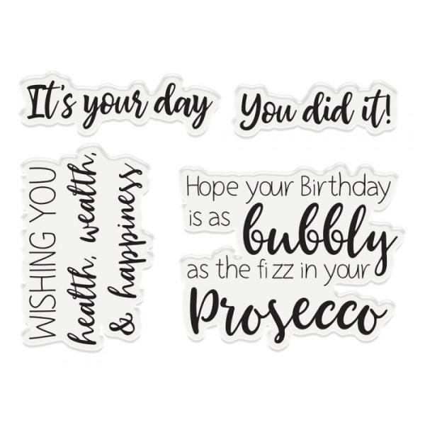 Gemini Prosecco Celebration Stamp & Die  - Stempel & Stanze 