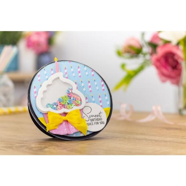 Gemini Sweet Birthday Stamp & Die  - Stempel & Stanze 
