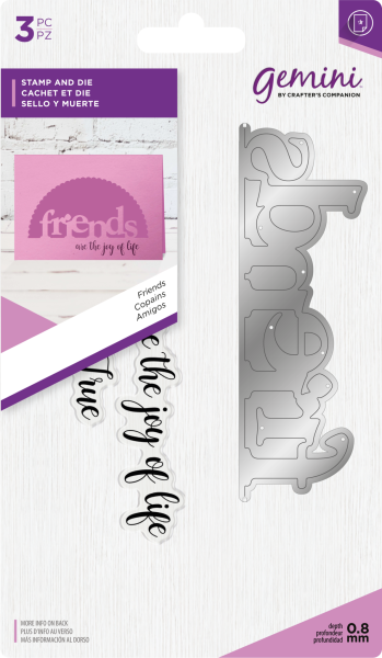Gemini Friends  Stamp & Die  - Stempel & Stanze 