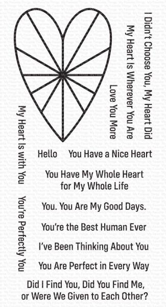 My Favorite Things Stempel "Heart Burst Hellos" Clear Stamp