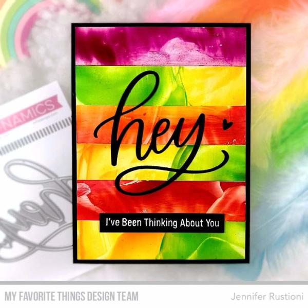My Favorite Things Stempel "Hey" Clear Stamp