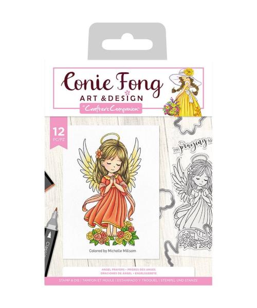 Crafters Companion - Angel Inspiration Angel Prayers - Stanze & Stempel