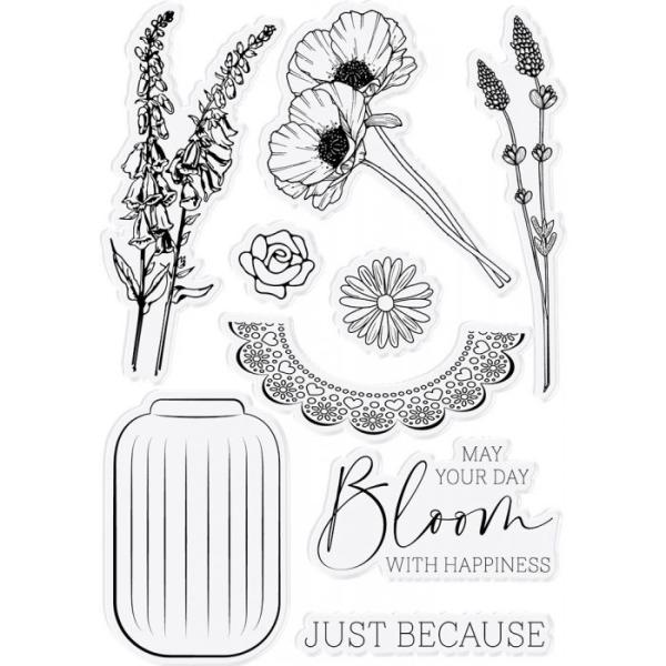 Crafters Companion - Farmhouse May Your Day Bloom - Stanze & Stempel