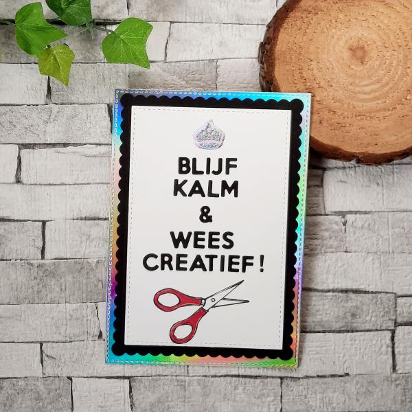 Carlijn Design Alfabet Blijf Kalm  Cutting Dies - Stanzen