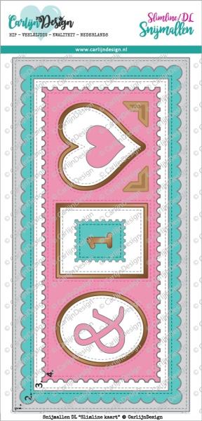 Carlijn Design DL Slimline Kaart  Cutting Dies - Stanzen