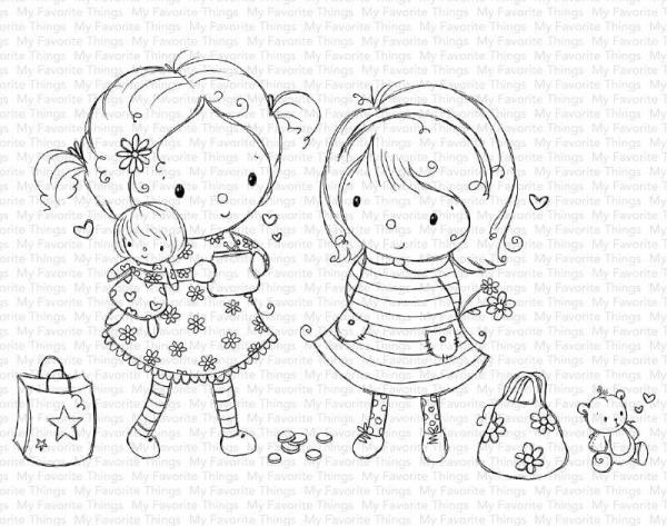 My Favorite Things Stempelset "Million Dollar Friends" Clear Stamp Set