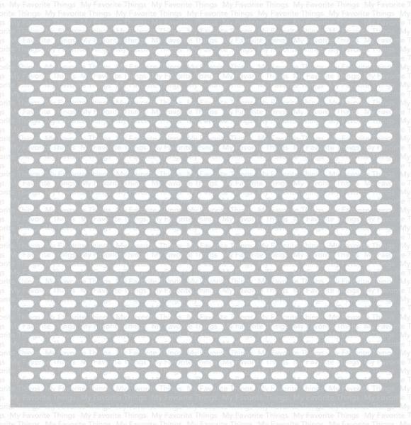 My Favorite Things "Punched Pattern" Stencil 6x6"
