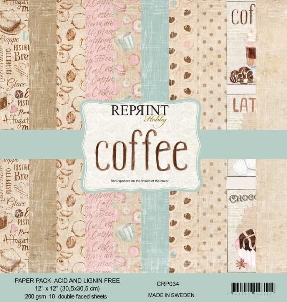 Reprint Coffee Collection 12x12 Inch Paper Pack 