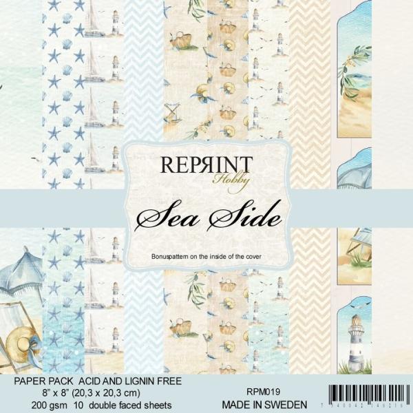 Reprint Sea Side Collection 8x8 Inch Paper Pack 