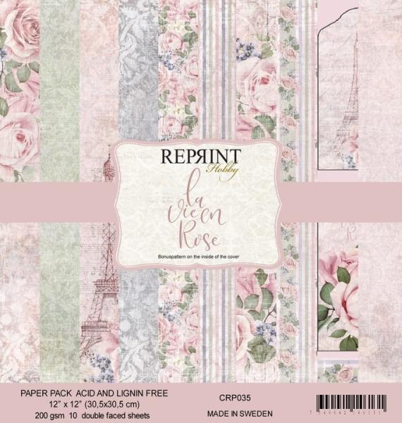 Reprint La vie en Rose Collection 12x12 Inch Paper Pack 