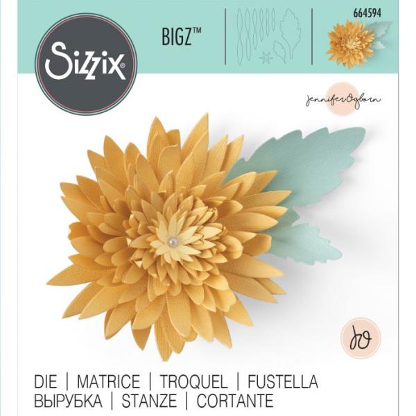 Sizzix Bigz Craft Die - Bigz Die Chrysanthemum