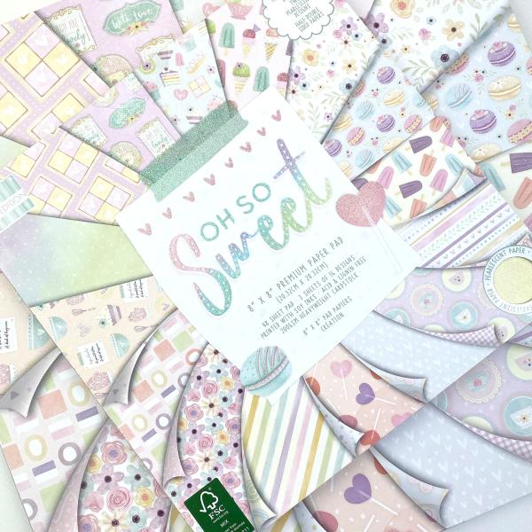 First Edition Paper Pad "Oh So Sweet" 8"x8"