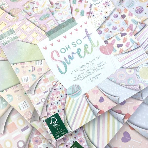 First Edition Paper Pad "Oh So Sweet" 6"x6"