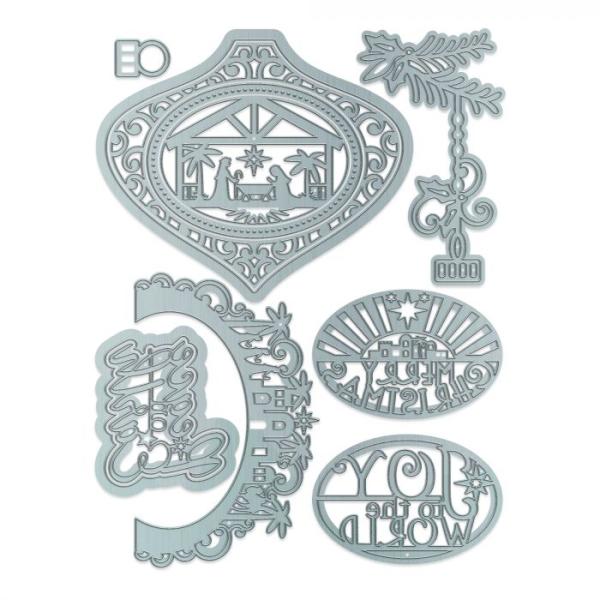 Tonic Studios - Stanze - Essentials Stanzschablone set Religious bauble 