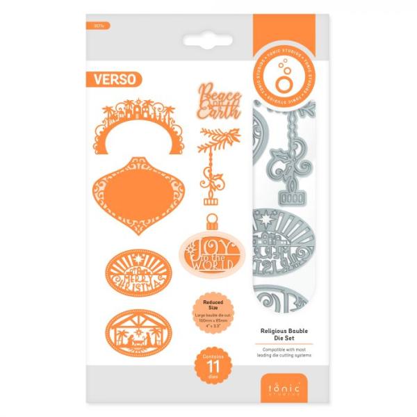Tonic Studios - Stanze - Essentials Stanzschablone set Religious bauble 