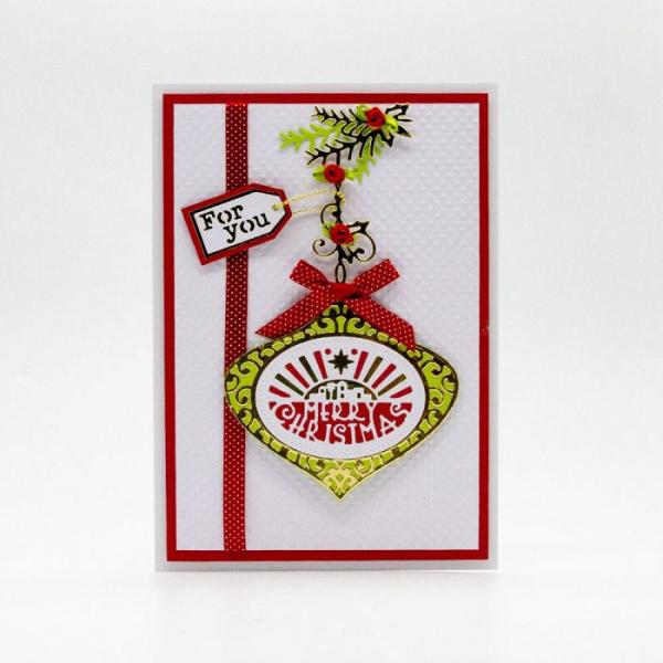Tonic Studios - Stanze - Essentials Stanzschablone set Religious bauble 