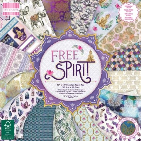 First Edition Paper Pad "Free Spirit" 12"x12"