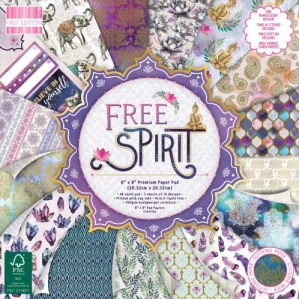 First Edition Paper Pad "Free Spirit" 8"x8"