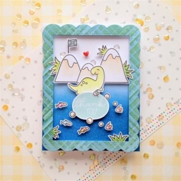 Heffy Doodle Scalloped Imperial Frames  Cutting Dies - Stanze  
