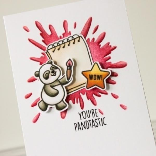 Heffy Doodle Messy Desk  Stencil - Schablone