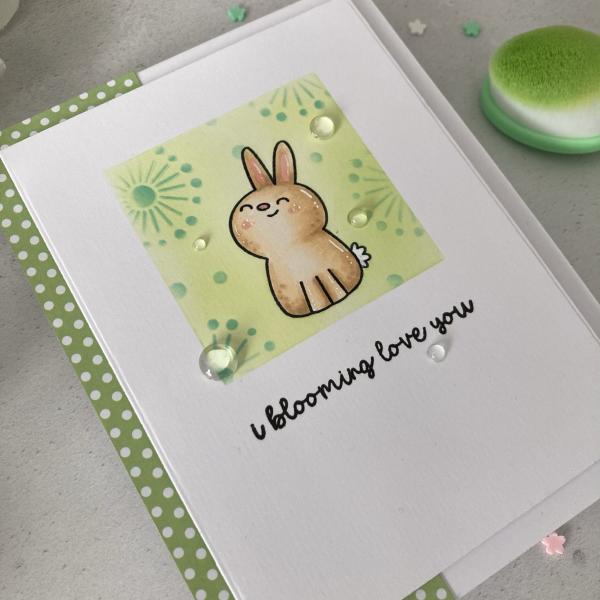 Time For Tea Clear Stamps Bloomimg Bunnies 