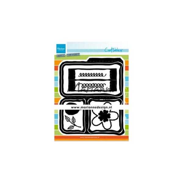 Marianne Design   Craftables Präge- und Stanzschablone - Box für Karten