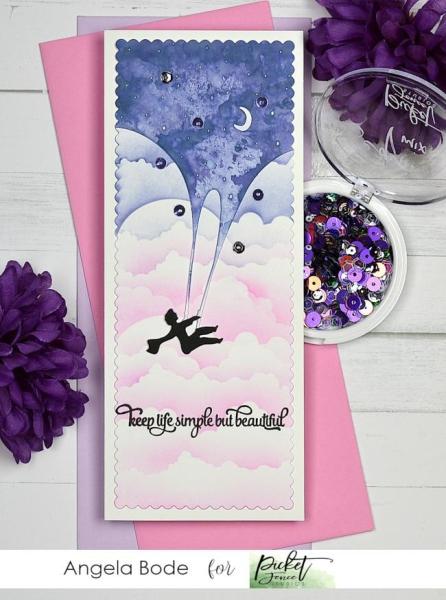 Picket Fence Studios Dream with Me 4x8 Inch Cover Plate  Die (PFSD-171)