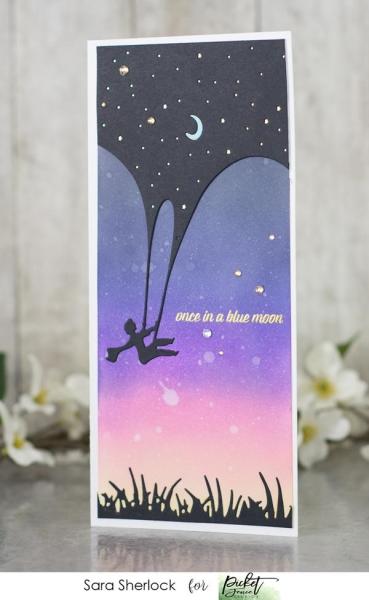 Picket Fence Studios Dream with Me 4x8 Inch Cover Plate  Die (PFSD-171)