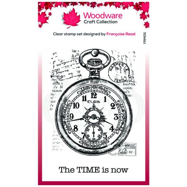 Woodware Pocket Watch  Clear Stamps - Stempel 