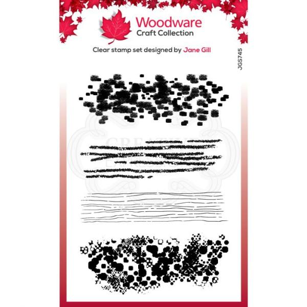 Woodware Texture Extras  Clear Stamps - Stempel 