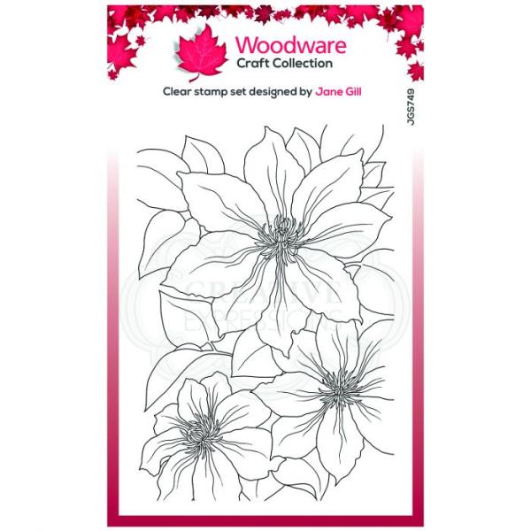 Woodware Clematis  Clear Stamps - Stempel 