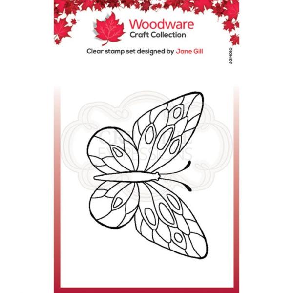 Woodware Mmini Wings Tortoiseshell  Clear Stamps - Stempel 
