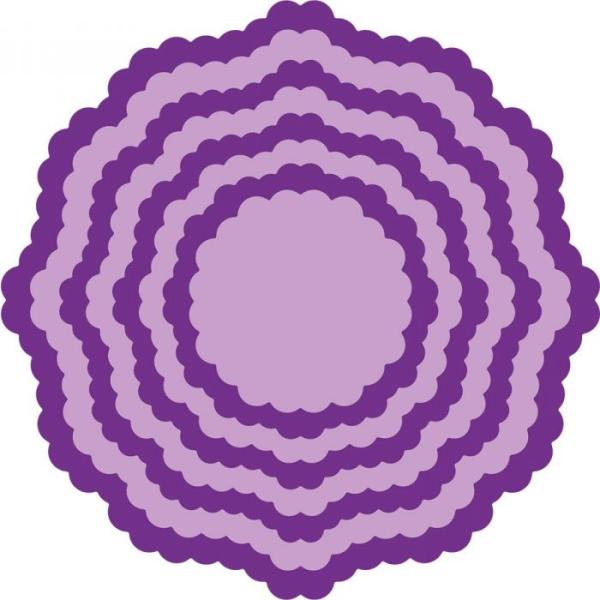 Gemini Scalloped Edge Circle 2 Elements Dies  - Stanze - 