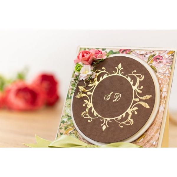 Gemini Foil Stamp  Elegance Monogram Foil Stamp  -  Hotfoil - 