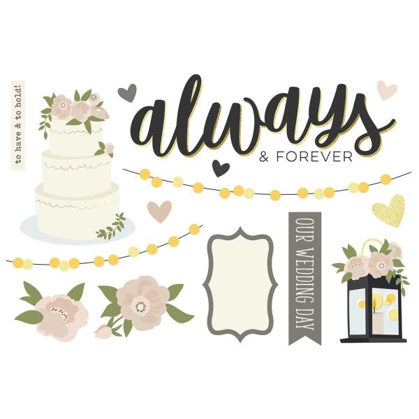 Simple Stories Simple Pages Pieces Wedding (15912)   -  Stanzteile