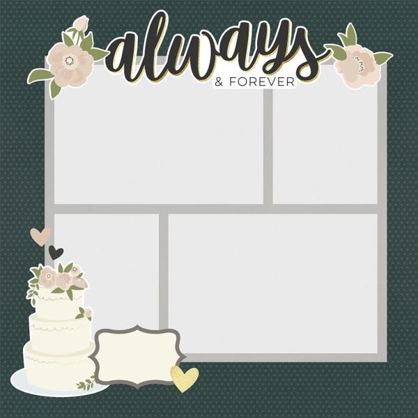 Simple Stories Simple Pages Pieces Wedding (15912)   -  Stanzteile