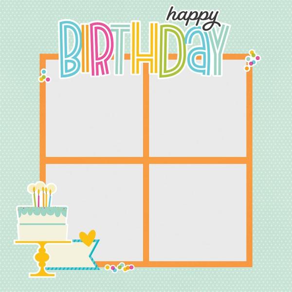 Simple Stories Simple Pages Pieces Birthday (15915)   -  Stanzteile