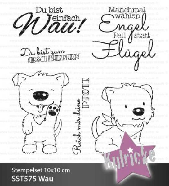 Kulricke Stempel "Wau" Clear Stamp Motiv-Stempel