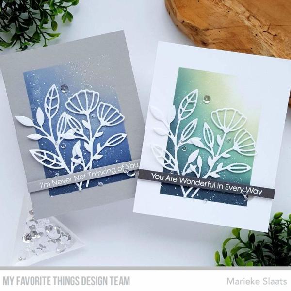 My Favorite Things Die-namics "In-Focus Florals" | Stanzschablone | Stanze | Craft Die