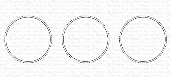 My Favorite Things Die-namics "Slimline Stitched Circle Trio" | Stanzschablone | Stanze | Craft Die