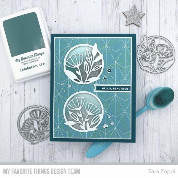 My Favorite Things Die-namics "Slimline Stitched Circle Trio" | Stanzschablone | Stanze | Craft Die
