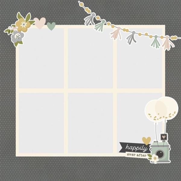 Simple Stories Simple Pages Pieces Wedding Memories (15527)   -  Stanzteile