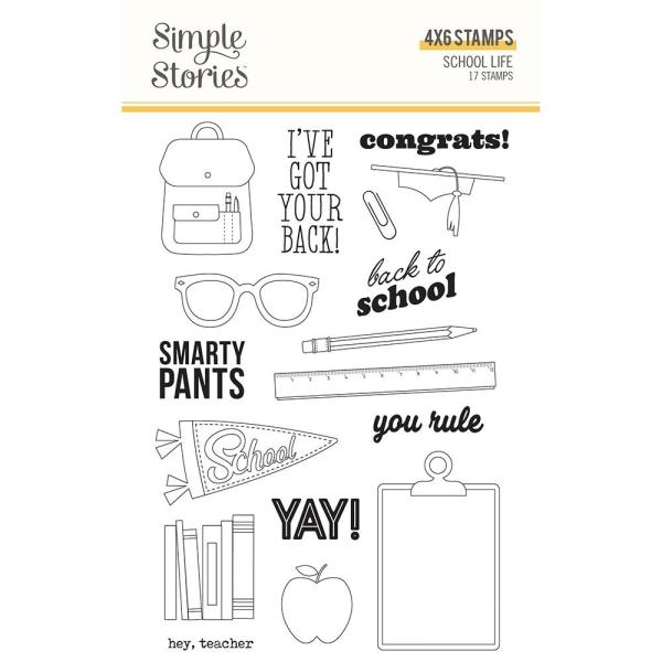 Simple Stories - School Life - Clearstemp - Stempel